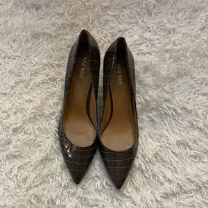 Nine West Snakeskin Pumps - NWOT